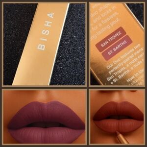 Bisha Essential Lip Designer Duo In San Tropez And St. Barths